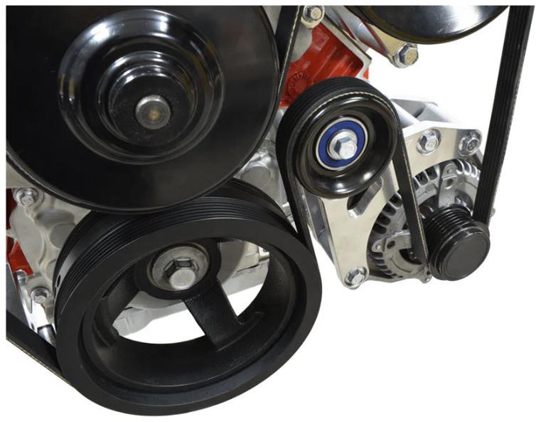 ICT Billet Alternator Brackets 551971-LS3-3 LS3 Camaro Bracket compatible with: LS3/L99 Camaro (or truck/SUV ) crank pulley (ICT# BAL300) thumbnail 9