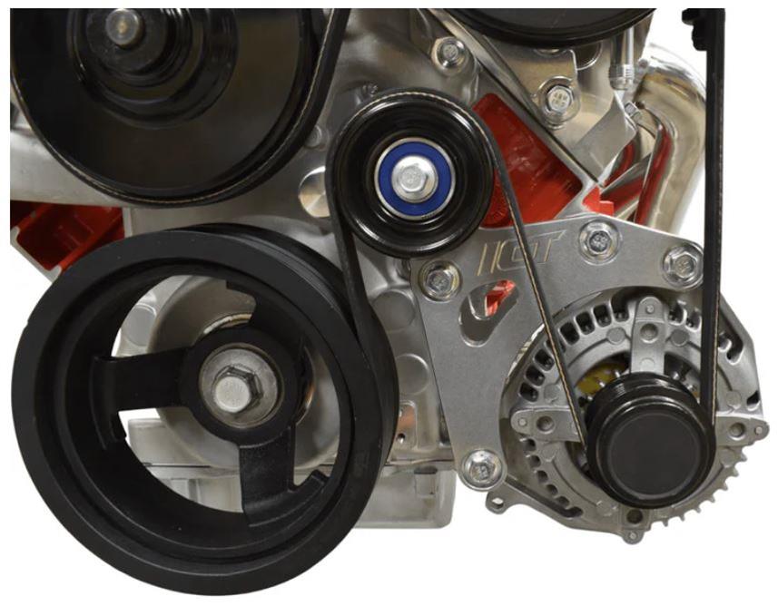 ICT Billet Alternator Brackets 551971-LS3-3 LS3 Camaro Bracket compatible with: LS3/L99 Camaro (or truck/SUV ) crank pulley (ICT# BAL300) thumbnail 2