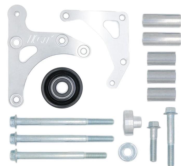 ICT Billet Alternator Brackets 551971-LS3-3 LS3 Camaro Bracket compatible with: LS3/L99 Camaro (or truck/SUV ) crank pulley (ICT# BAL300)