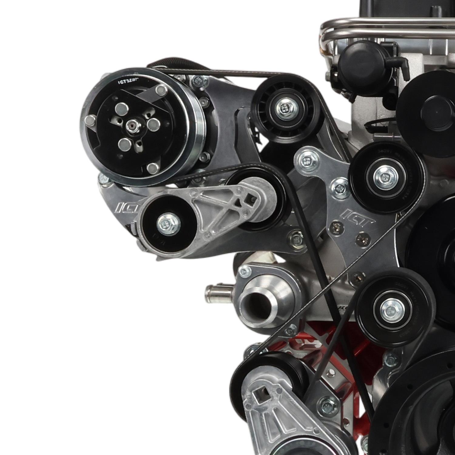 Bilcoast ビルコースト ウォルナット クーラースタンド ICT Billet 551972-508-1 ICT Billet Air Conditioning Compressor