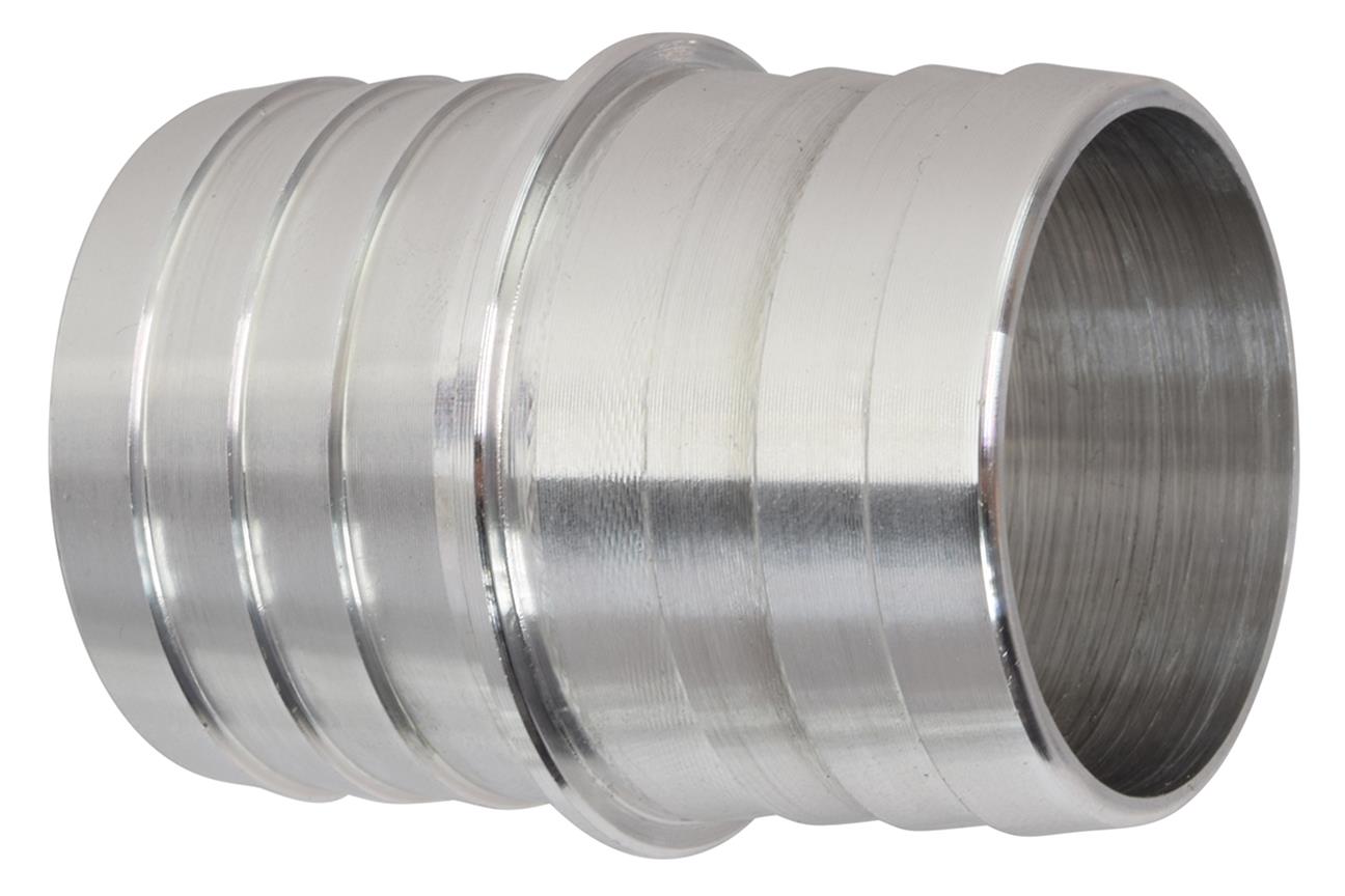 ICT Billet Hose Barb Fittings AN627-24A Fitting, Coupler, Union, to Barb, Straight, Aluminum, Natural, 1 1/2 in. Barb, 1 1/2 in. Barb, Each thumbnail 2