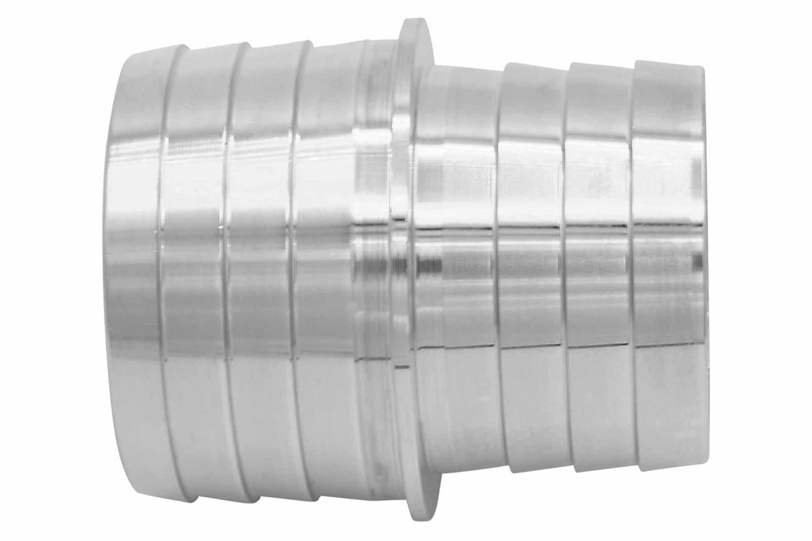 ICT Billet Hose Barb Fittings AN627-28-24A Fitting, Reducer, to Barb, Straight, Aluminum, Natural, 1 1/2 in. Barb, 1 3/4 in. Barb, Each