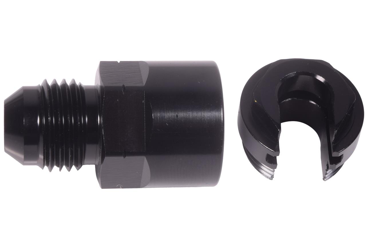 Billet Fuel Rail Adapter Kit For 1986-1998 Mustang -6AN & -8AN