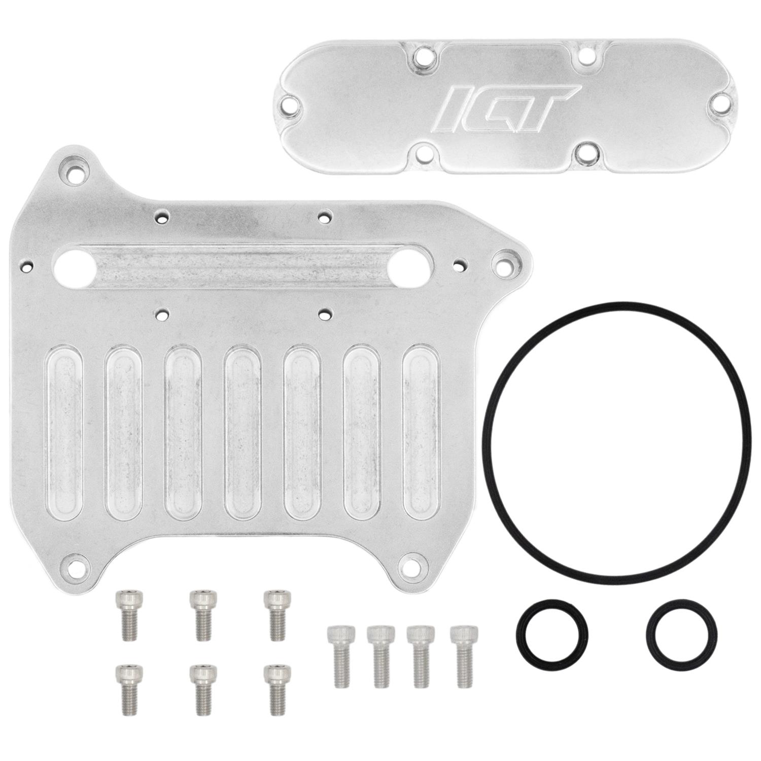 ICT Billet Oil Cooler Block-Off Plates BLP-LT01-01 Block Off Plate Camaro LT1 LT4 Block Off Plate thumbnail 5