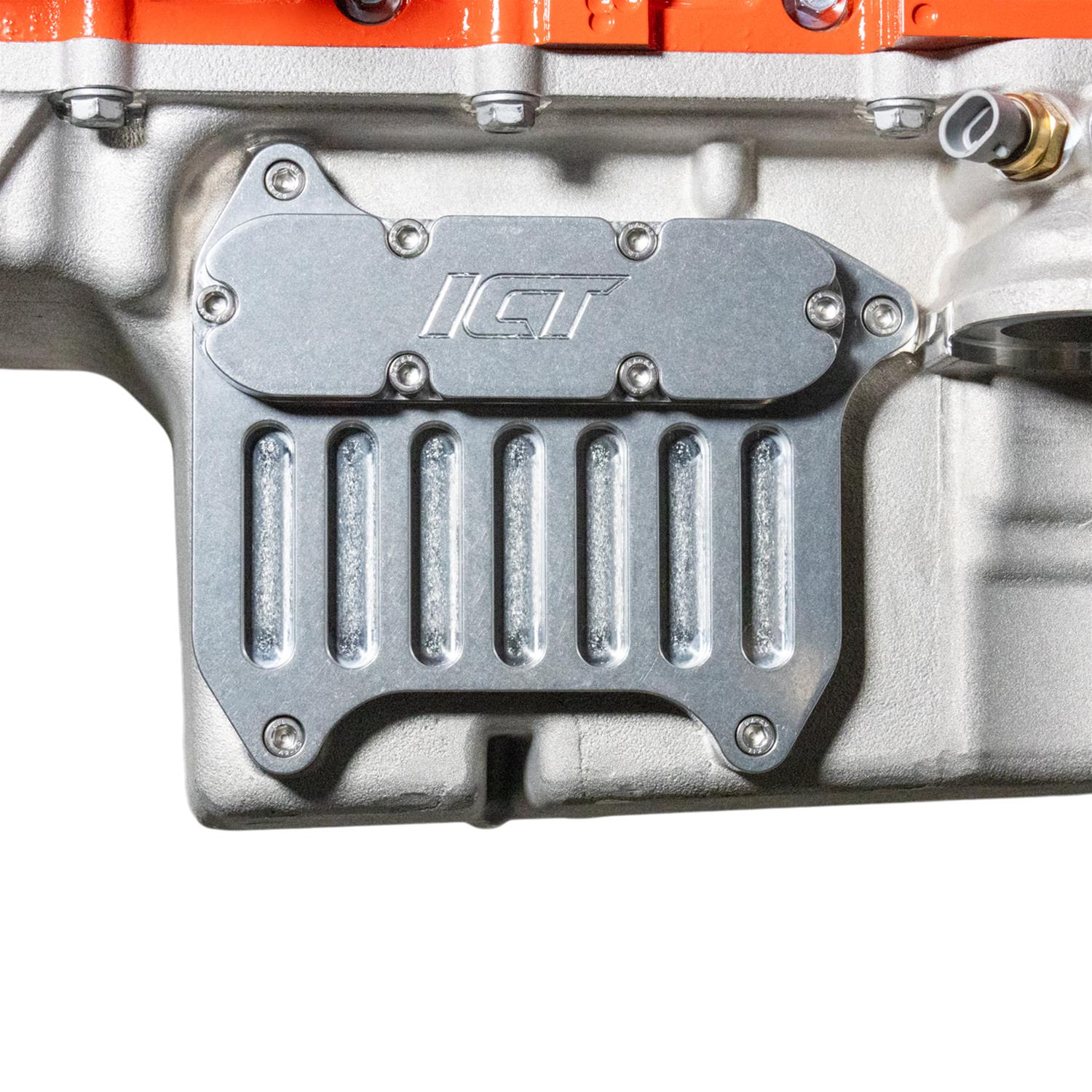 ICT Billet Oil Cooler Block-Off Plates BLP-LT01-01 Block Off Plate Camaro LT1 LT4 Block Off Plate thumbnail 2
