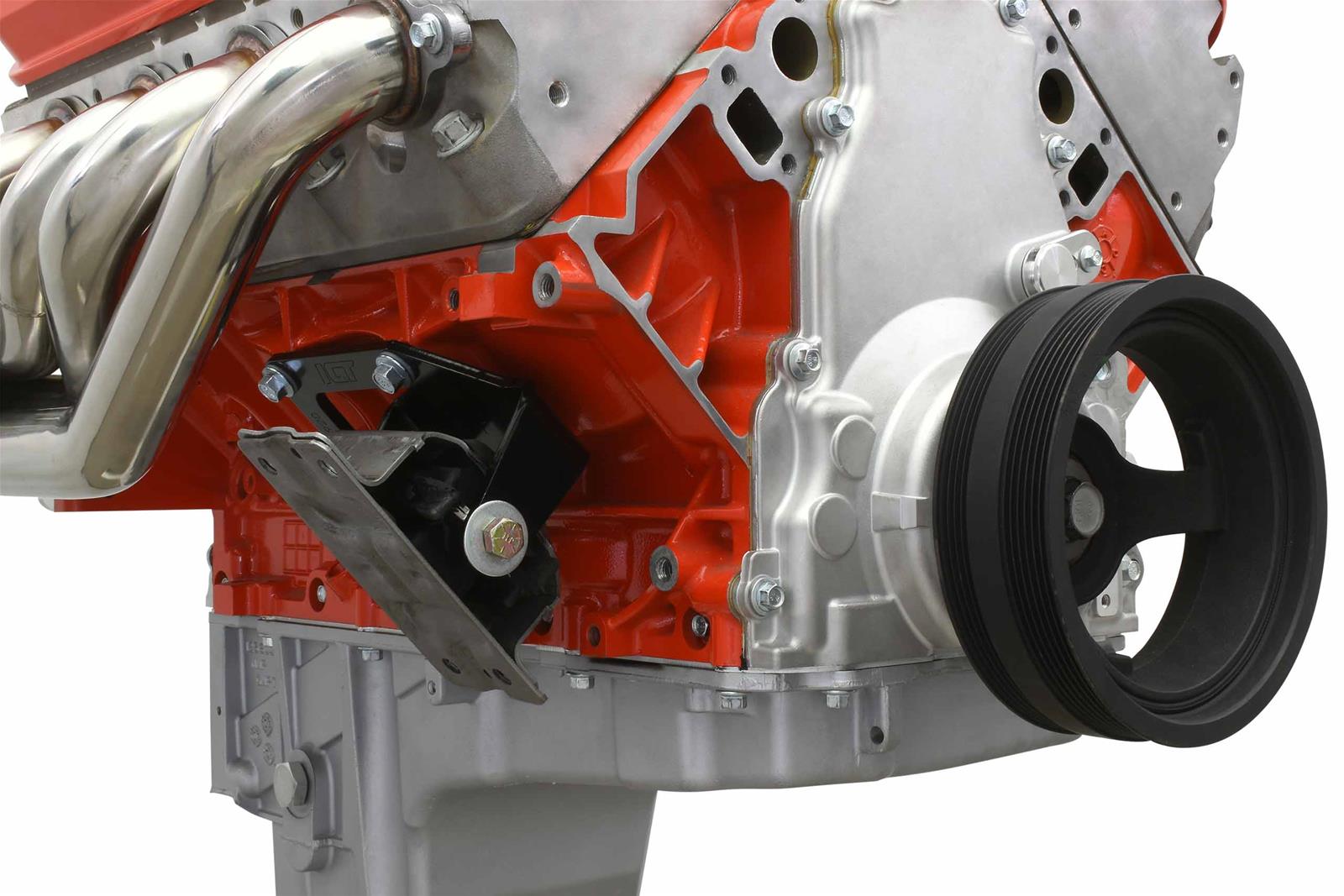 ICT Billet Motor Mounts and Inserts EM-LS-4ABDY Engine Mount 1973-1977 4th gen A Body LS Engine Mount Kit thumbnail 4