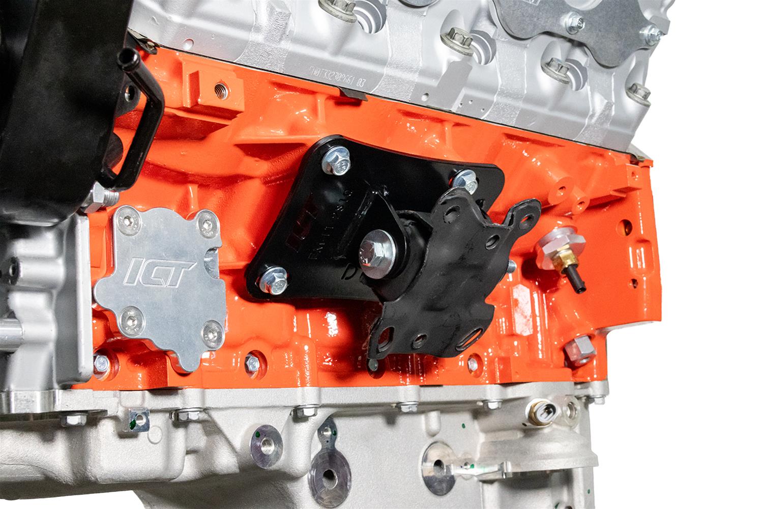 ICT Billet Motor Mounts and Inserts EM-LT-2S10 Engine Mount LT Swap Kit Chevy S10 Truck 1982-05 L83 LT1 thumbnail 2