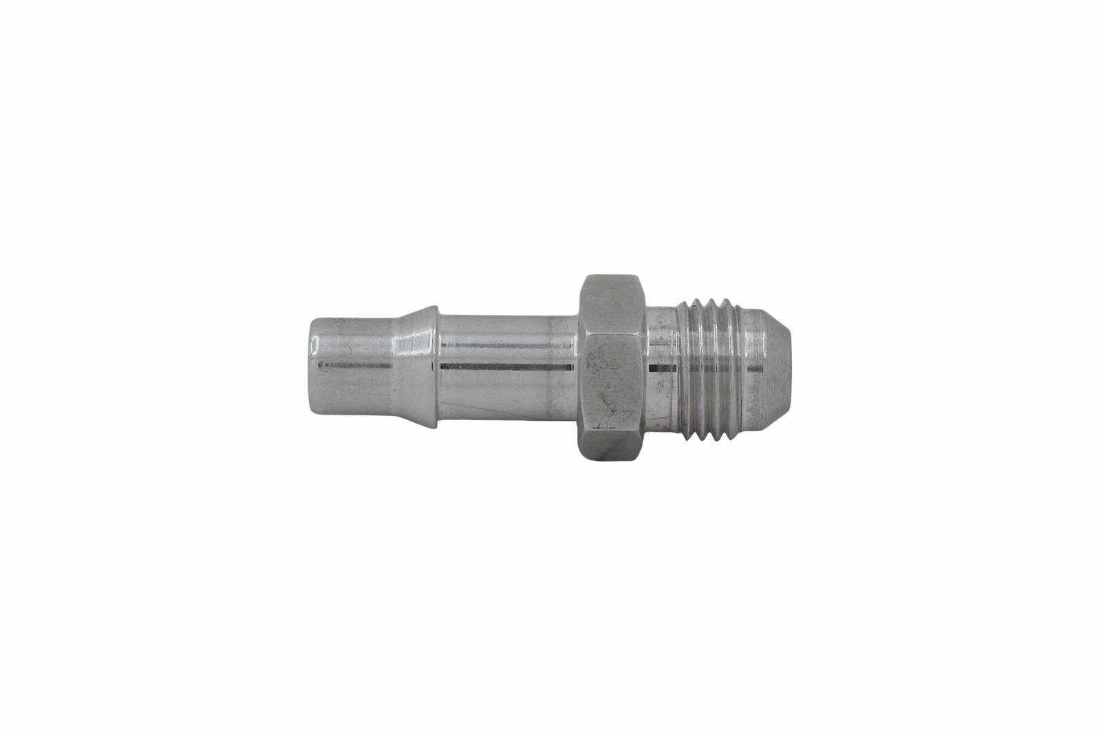 ICT Billet Quick-Disconnect Adapter Fittings F06ANTR37501 Fitting, Quick Connect, Straight, Aluminum, Natural, 3/8 in. Male Threads Adapter, -6 AN Hose End Size, Each thumbnail 5