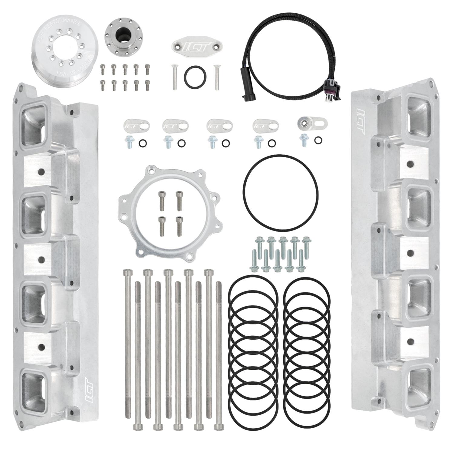 ICT Billet INA-LS3-HC01 ICT Billet Hellcat Supercharger to LS