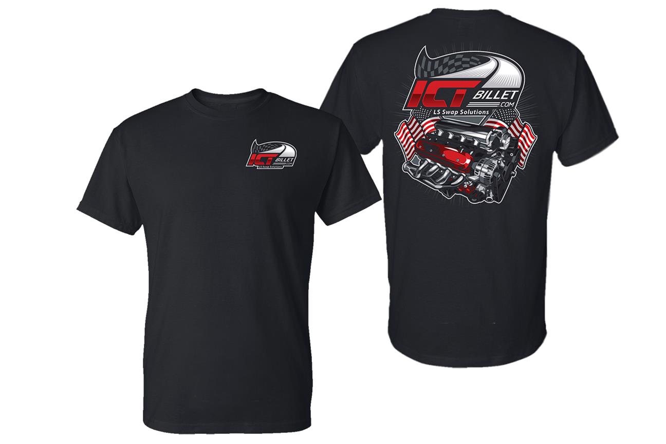 ICT Billet SSHIRT-3XL ICT Billet LS Swap Engine T-Shirts | Summit Racing