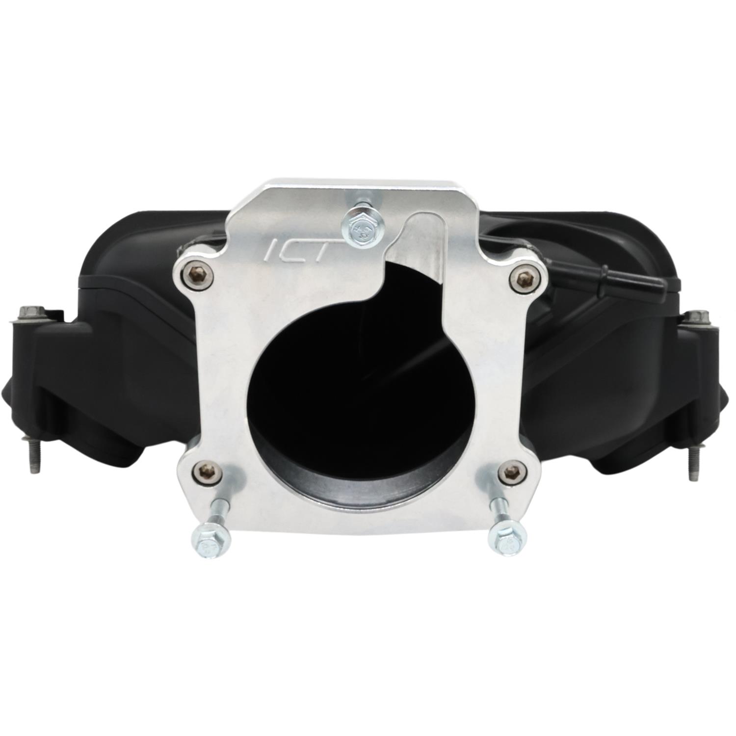 ICT Billet Throttle Body Adapters, EFI Manifold TB-LT1-LS1 Adapter LT1 L86 Intake to LS 3-Bolt thumbnail 4