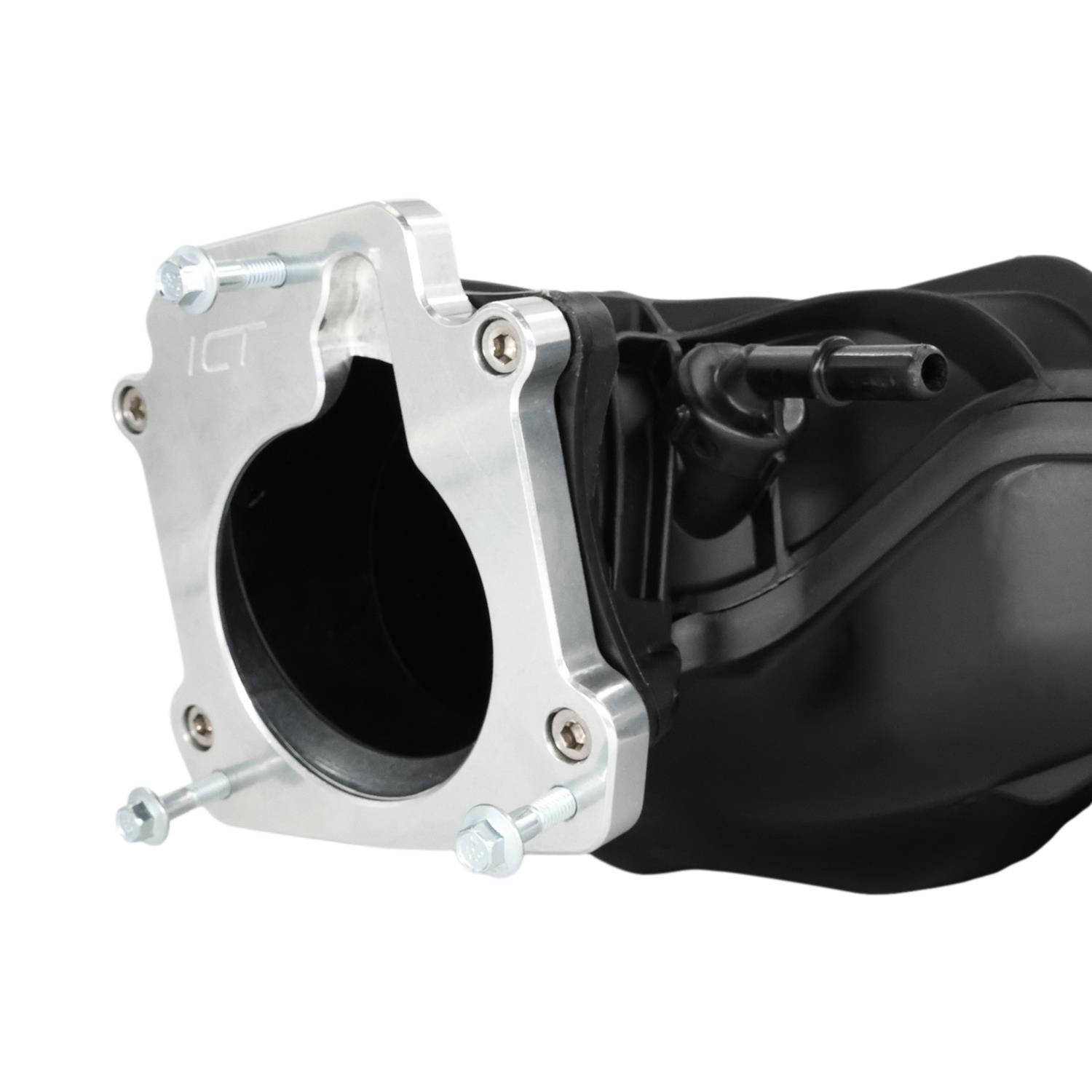 ICT Billet Throttle Body Adapters, EFI Manifold TB-LT1-LS1 Adapter LT1 L86 Intake to LS 3-Bolt thumbnail 3