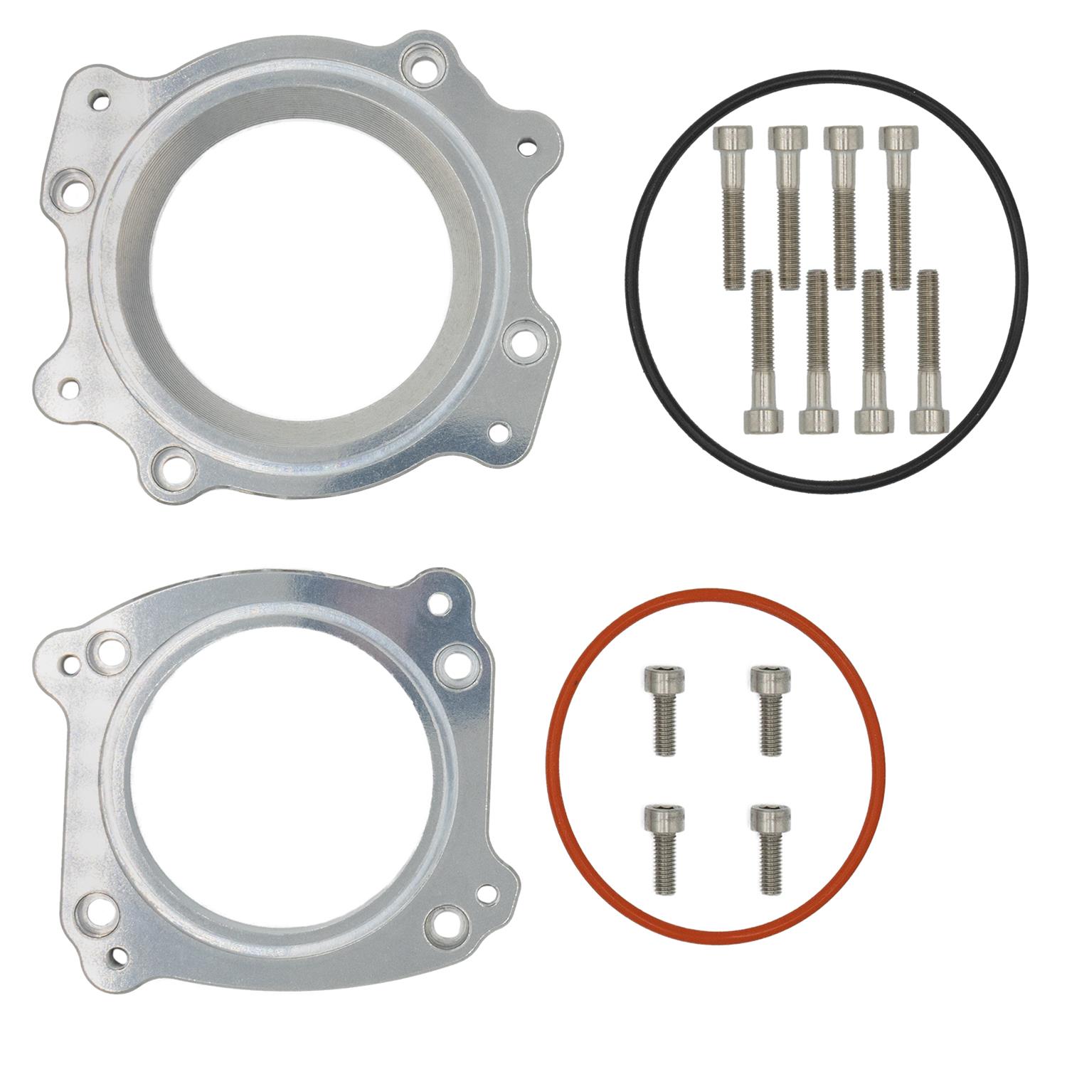 ICT Billet Throttle Body Adapters, EFI Manifold TB-LV3-LT1 LT1 - to- LV3 Intake Adapter Compatible with LT1 throttle bodies ONLY thumbnail 2