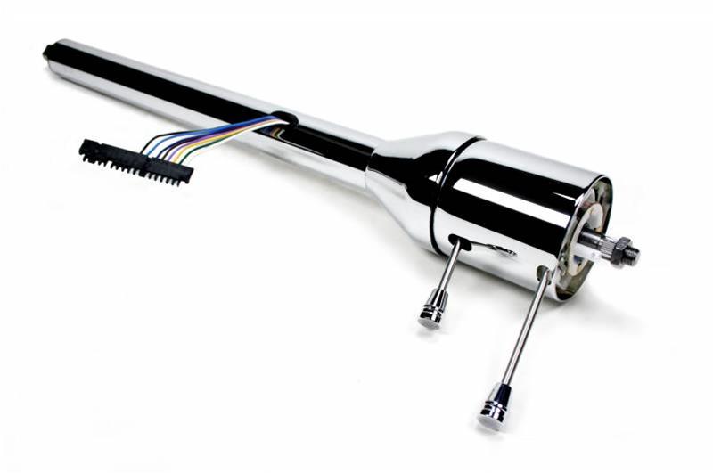 ididit Universal Tilt Floor Shift Steering Columns 1120350020 Column, Tilt, Steel, Chrome, 35 in. Length, 2 in. Diameter, Shift, Universal, Each