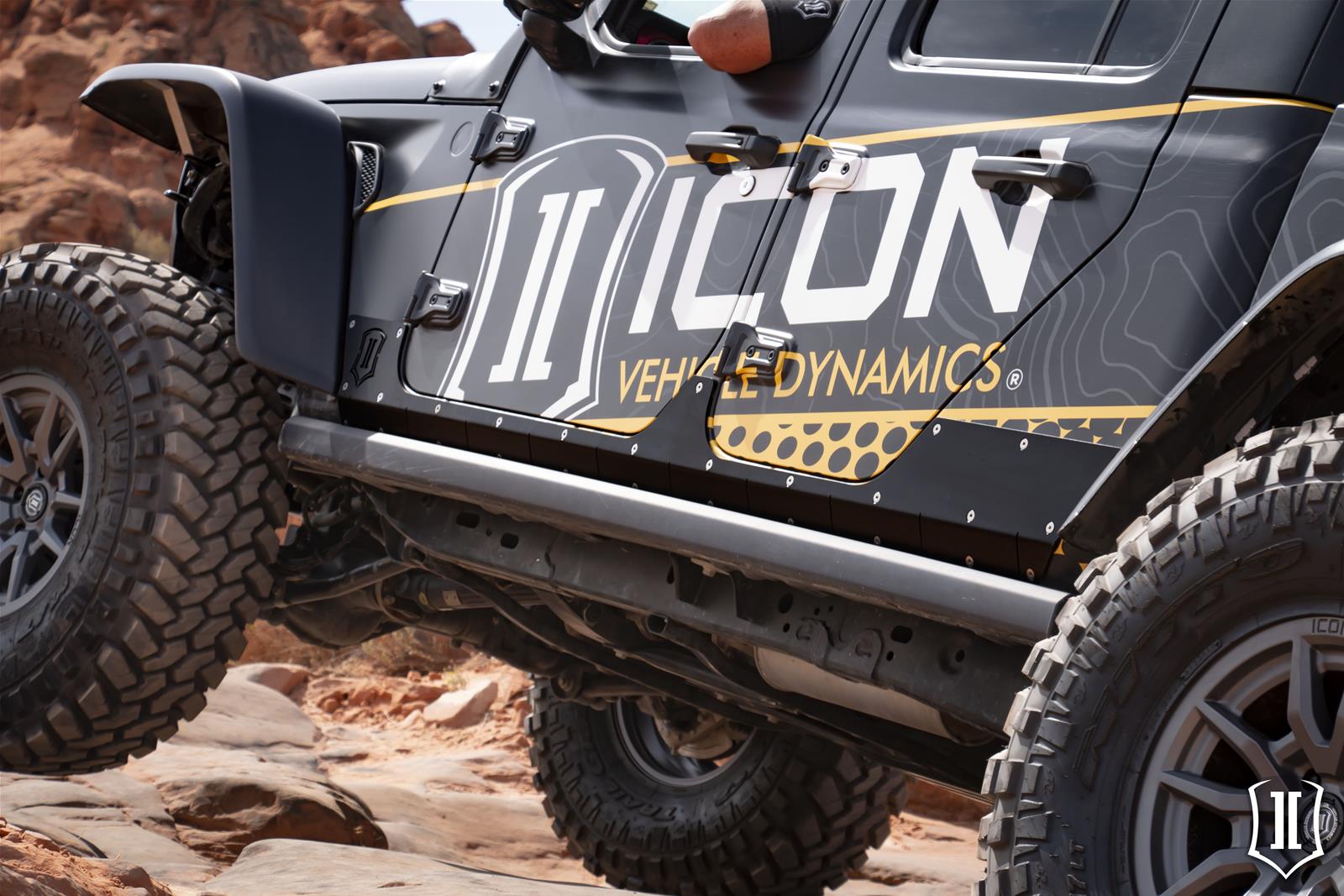 Icon Impact Off-Road Armor Rocker Panel 25169 Armor, 20-Up Jeep JT thumbnail 3
