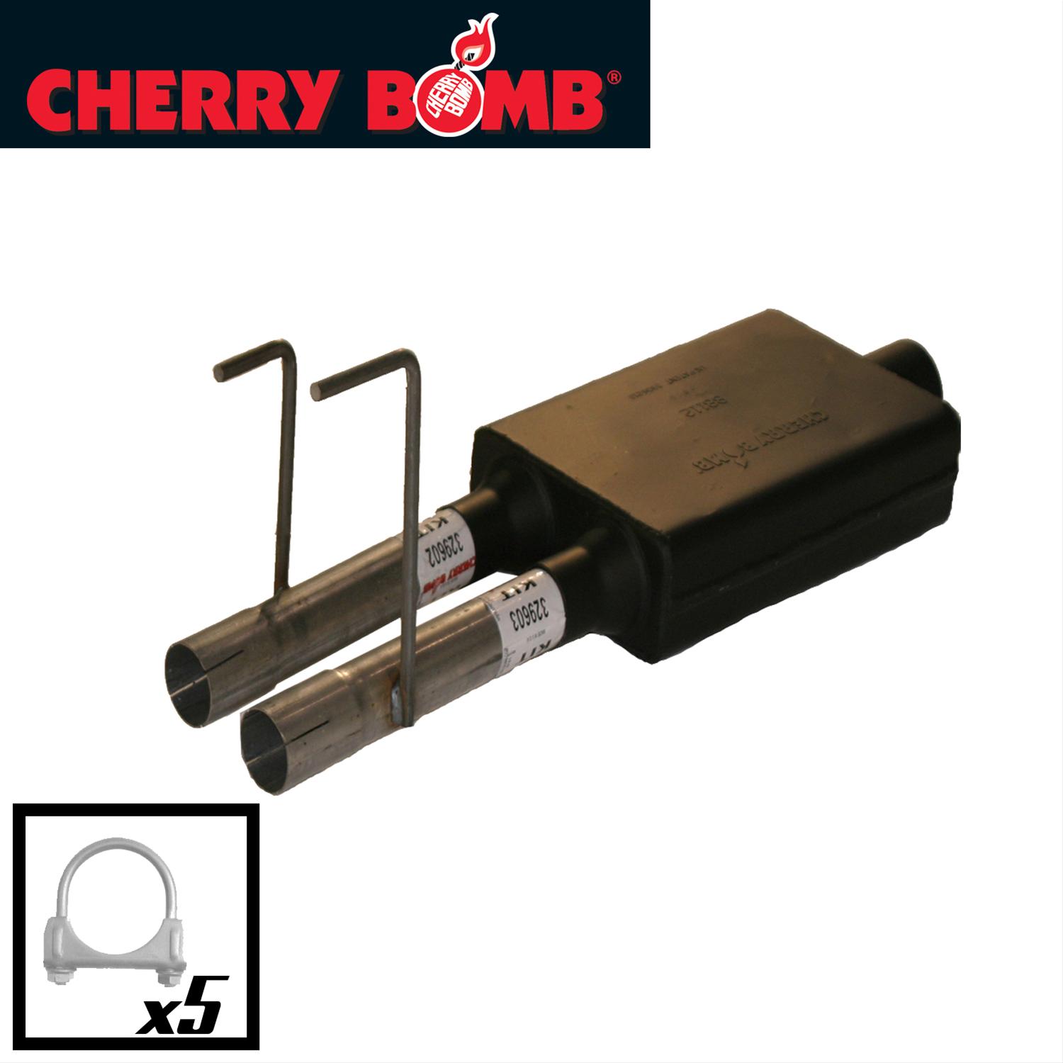 Cherry Bomb 300704 Cherry Bomb Vortex Mufflers Summit Racing