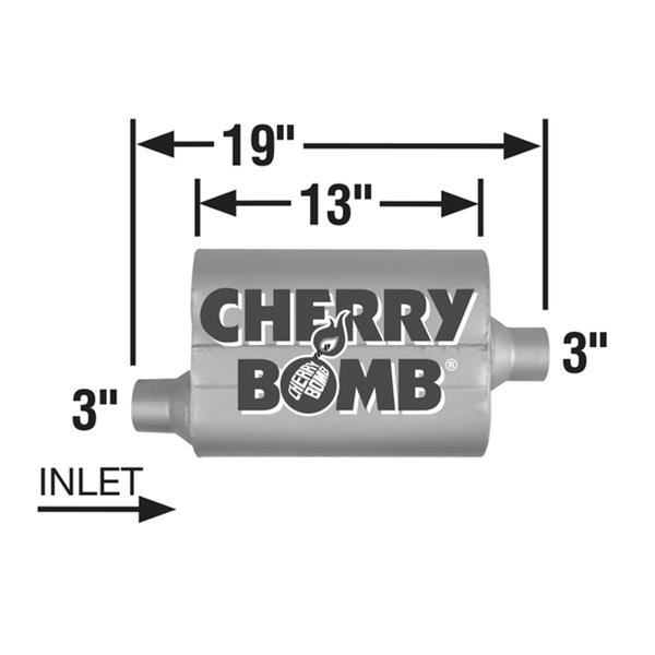 Cherry Bomb 7407CB Cherry Bomb Pro Mufflers | Summit Racing