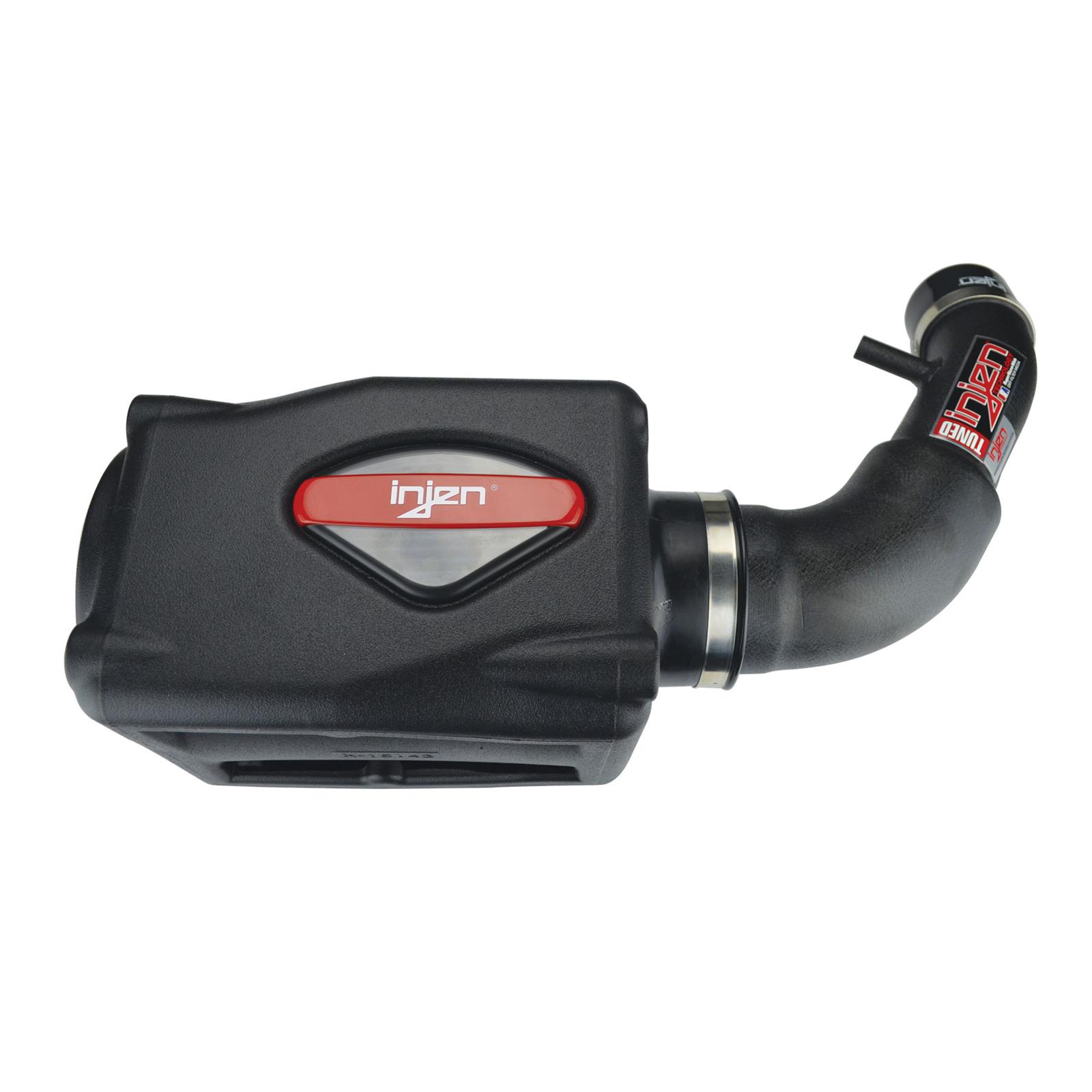 Injen 07-09 Wrangler 3.8L V6 w/ Box Wrinkle Black Power-Flow Air Intake System thumbnail 2