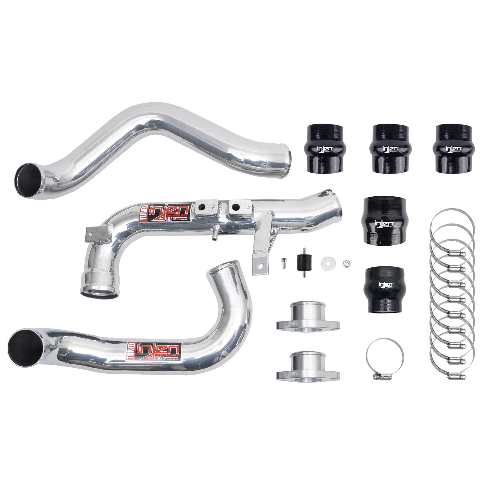 Injen 22-23 Honda/Acura Civic/Si/Integra 1.5L Turbo Aluminum Intercooler Pipe Kit - Polished thumbnail 2