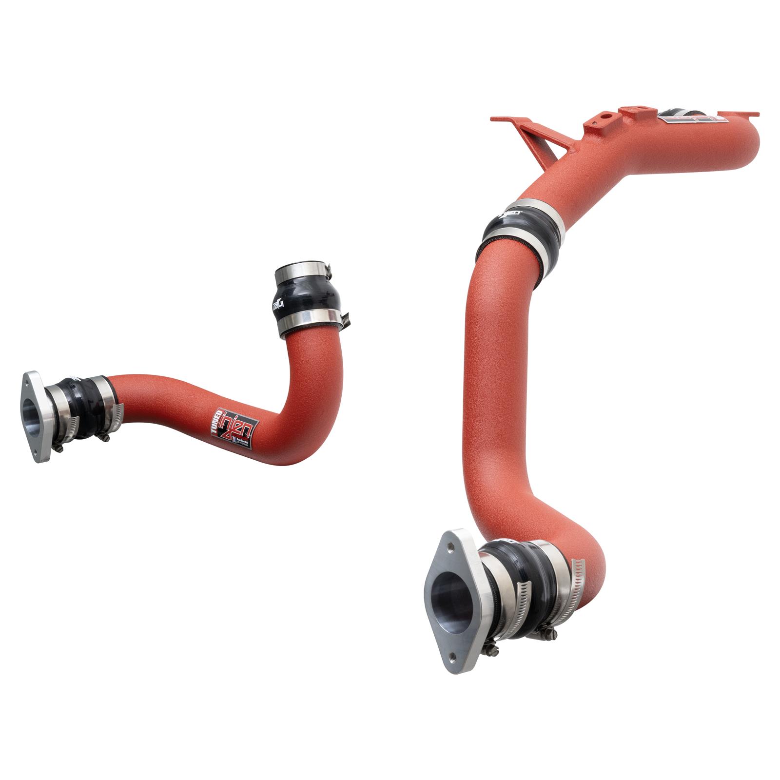 Injen 22-23 Honda/Acura Civic/Si/Integra 1.5L Turbo Aluminum Intercooler Pipe Kit - Wrinkle Red thumbnail 6