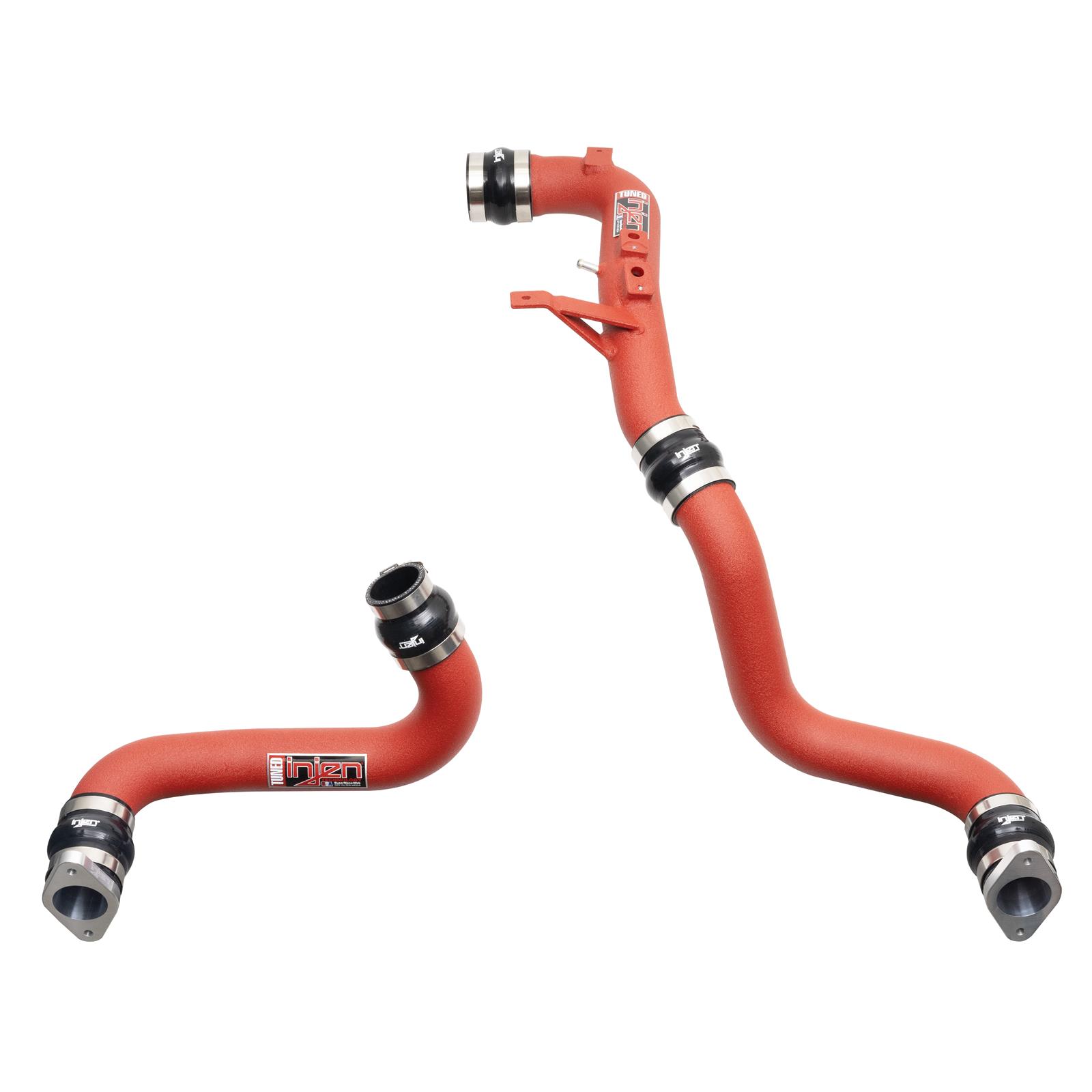 Injen 22-23 Honda/Acura Civic/Si/Integra 1.5L Turbo Aluminum Intercooler Pipe Kit - Wrinkle Red thumbnail 5