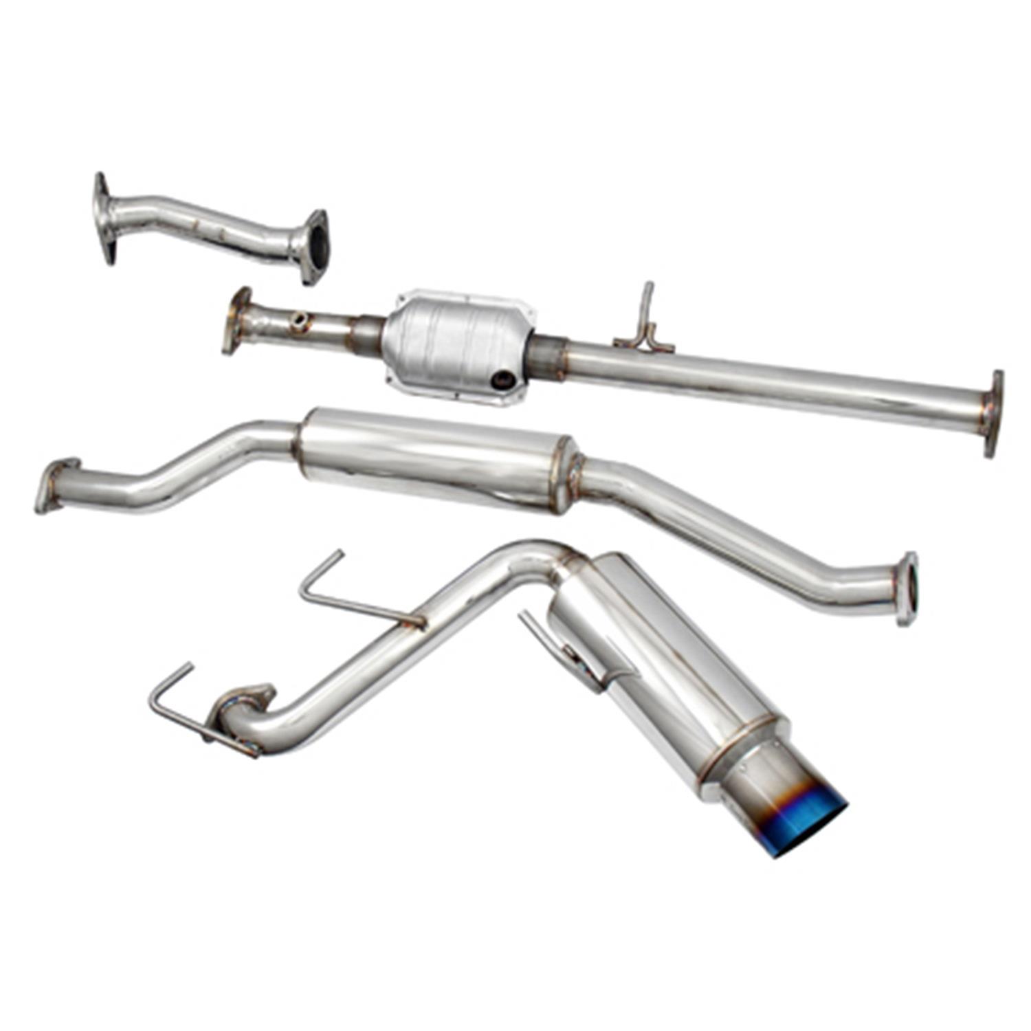 Injen Super SES Stainless Exhaust Systems for 2008-2011 LANCER - SES1835TT-1 System, SES, 304 Steel, Polished, Cat-Back, Rear Exit, Burnt Tip, Kit