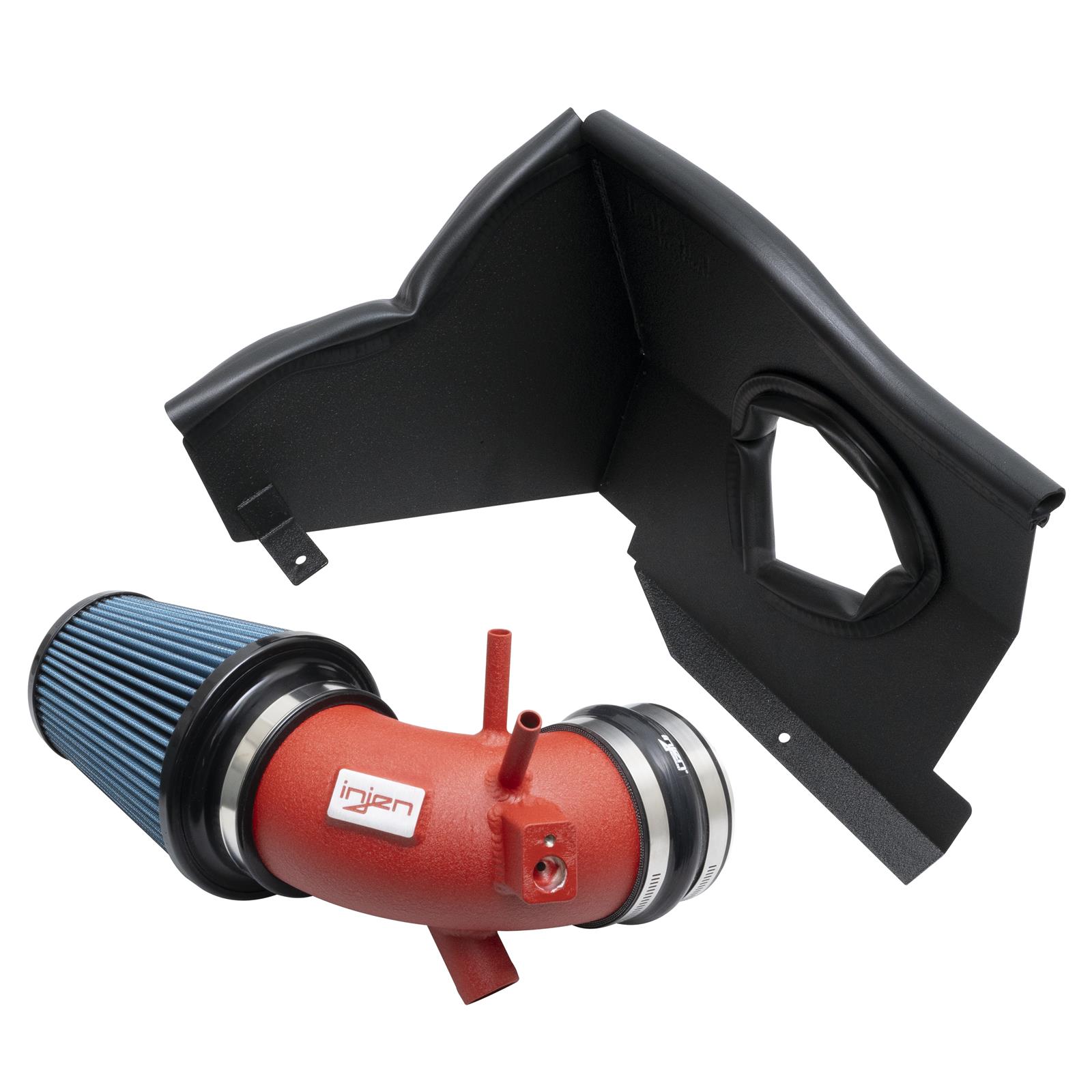Injen 22-23 Kia Stinger 2.5L Turbo L4 Wrinkle Red Short Ram Tuned Intake System thumbnail 4