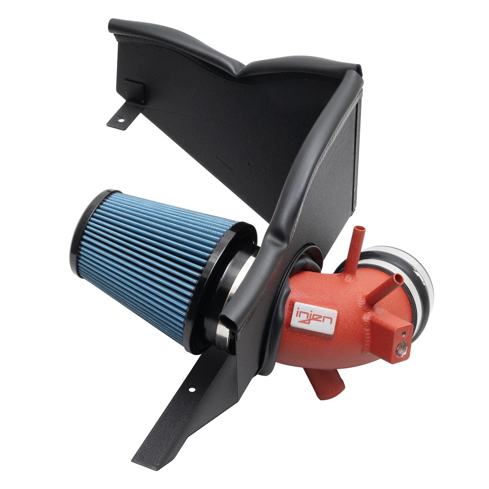 Injen 22-23 Kia Stinger 2.5L Turbo L4 Wrinkle Red Short Ram Tuned Intake System thumbnail 2