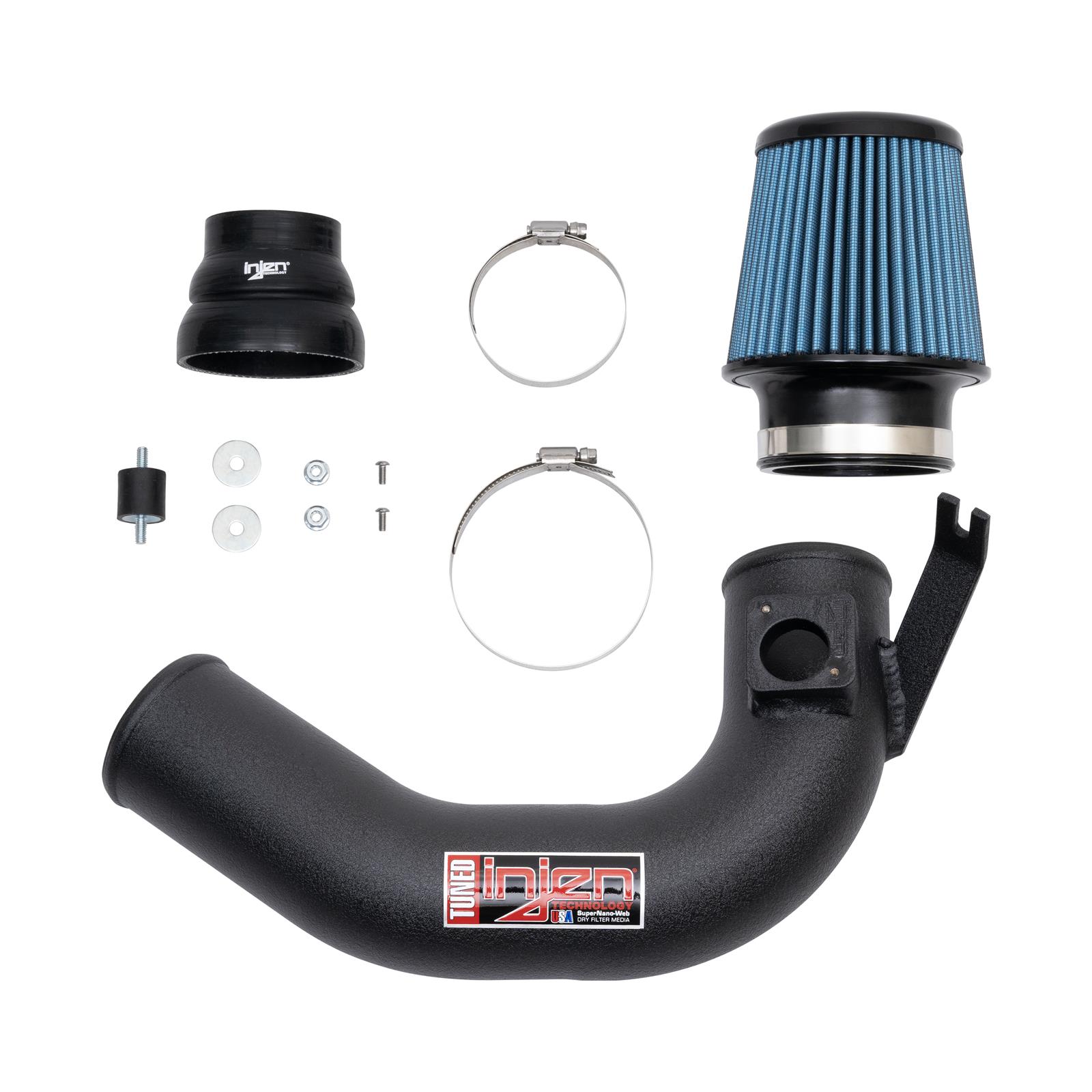 Injen 18-21 Mazda 6 L4-2.5L Turbo Wrinkle Black SP Short Ram Cold Air Intake System thumbnail 2