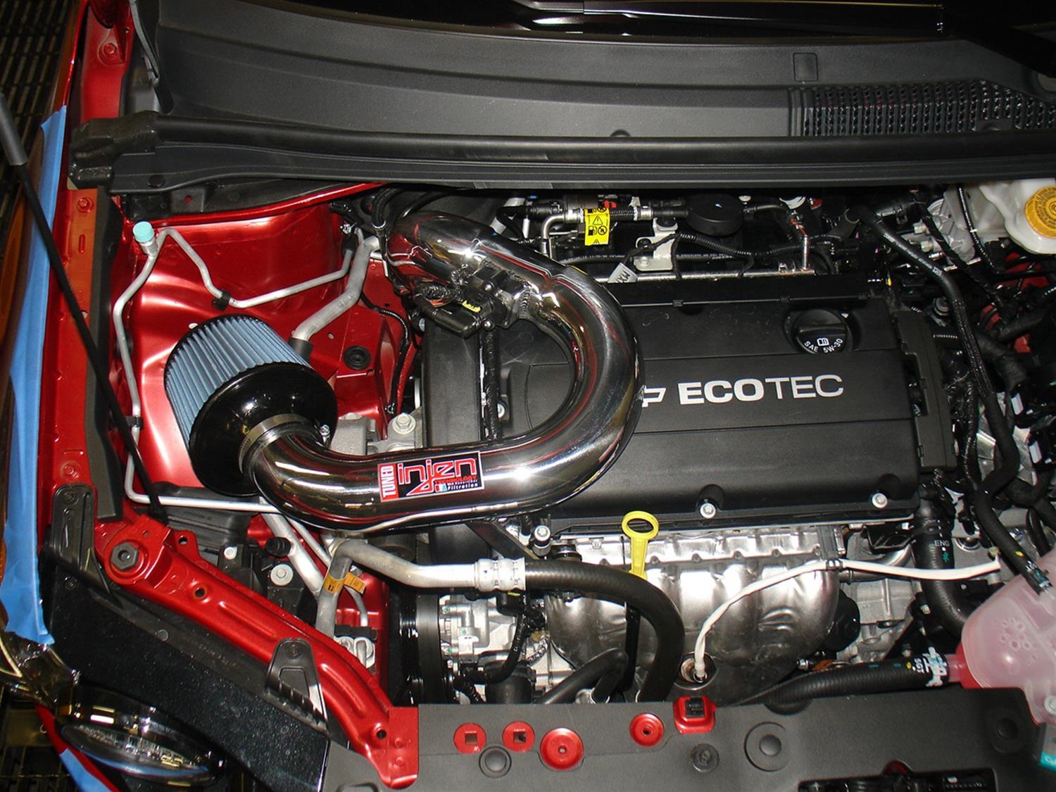 Injen 12-18 Chevrolet Sonic 1.8L 4cyl Polished Short Ram Cold Air Intake w/ MR Technology thumbnail 2