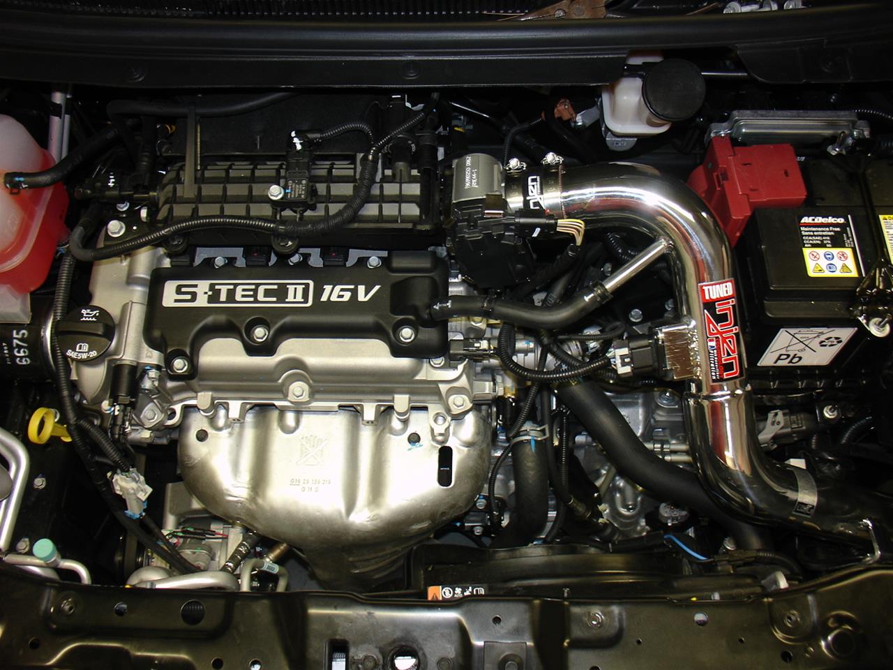 Injen 11-15 Chevrolet Spark 1.2L 4cyl Polished Cold Air Intake w/ MR Tech & Super Nano-Web Dry thumbnail 2