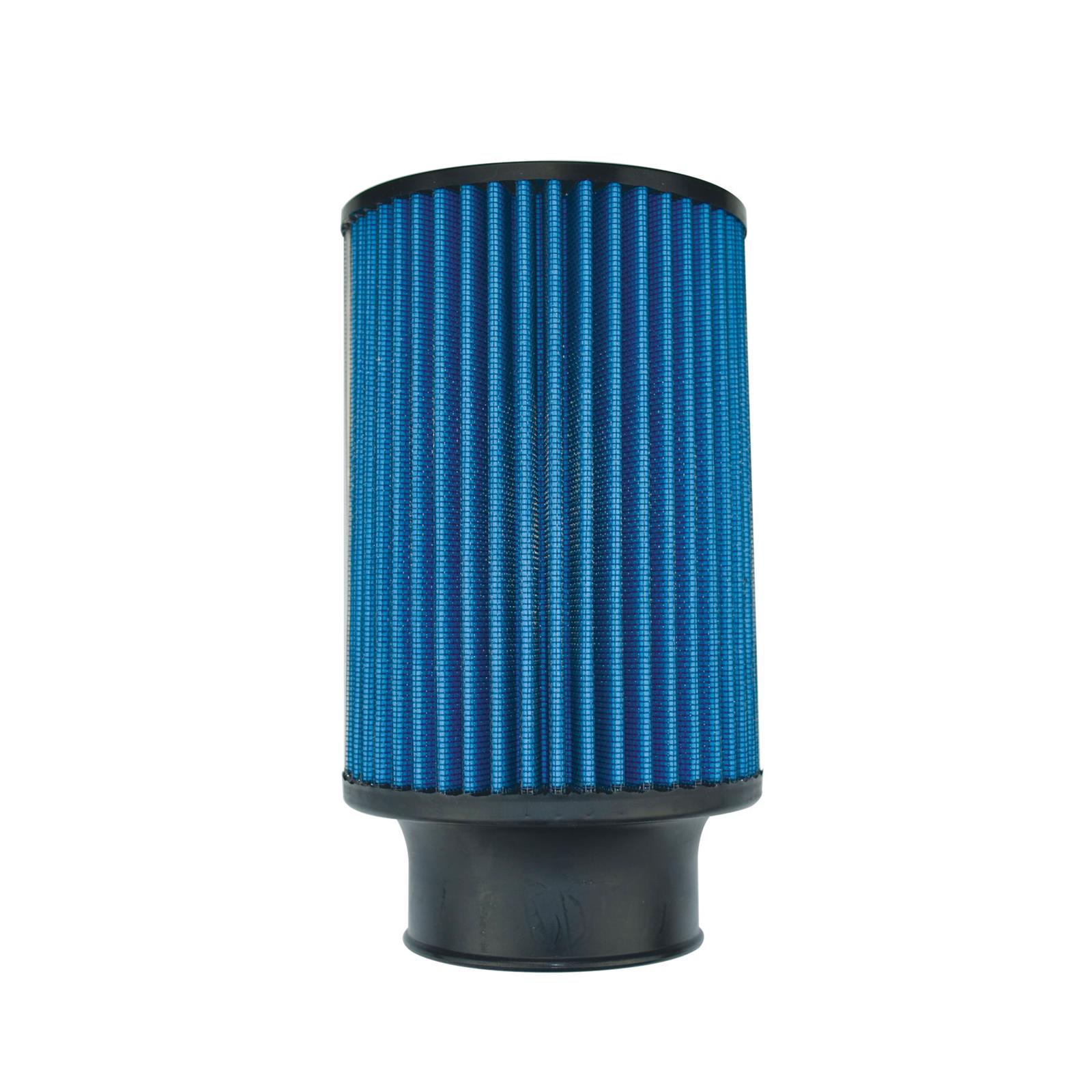 Injen Air Filter Elements X-1058-BB REPLACEMENT FILTER Super Nano-Web dry air filter- 3.00" filter neck 5"base/ 7.00" tall / 5"top-45 Pleat