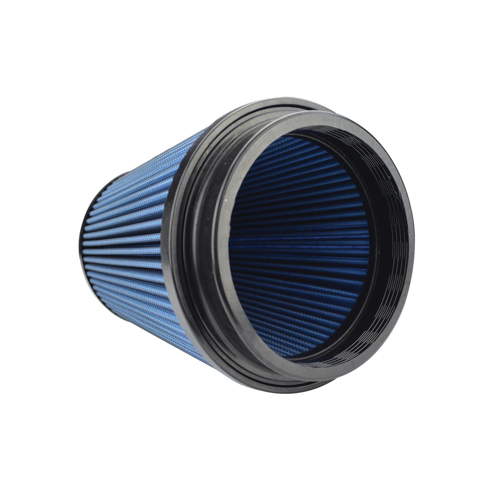 Injen NanoWeb Dry Air Filter 5.00in Inlet w/ShurLok 6.50in Base/ 5.00in Top w/ Barb Fitting thumbnail 2