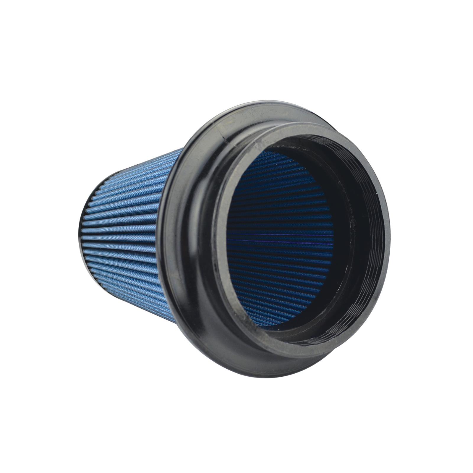 Injen SuperNano-Web Air Filter 5in Flange ID 7in Base/ 7.9in Height/ 5in Top/ Filter Monitor Nipple thumbnail 2