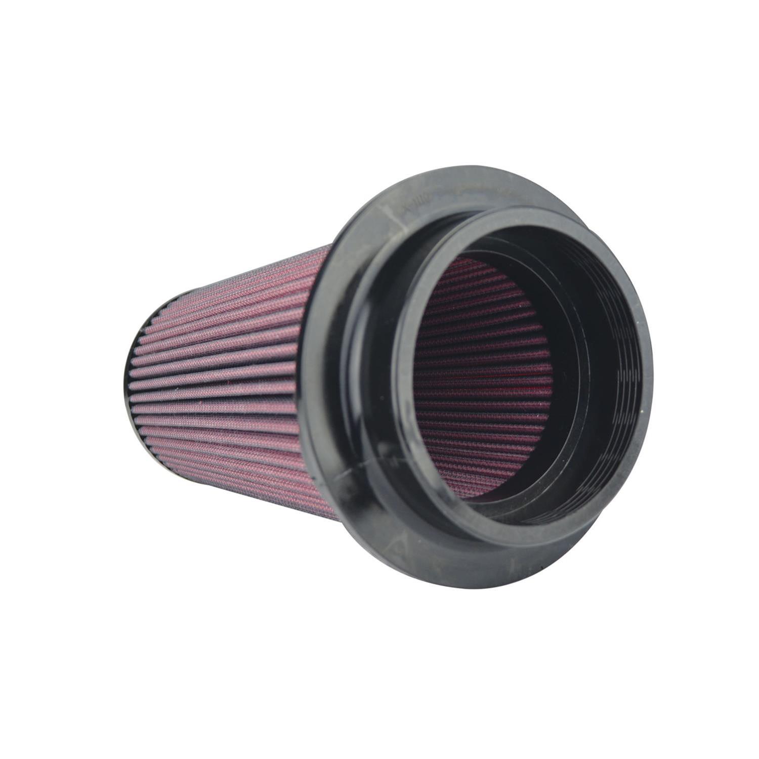Injen 8-Layer Oiled Cotton Gauze Air Filter 4.0in ID/ 6.0in Base / 8.8in Height / 4in Top thumbnail 3