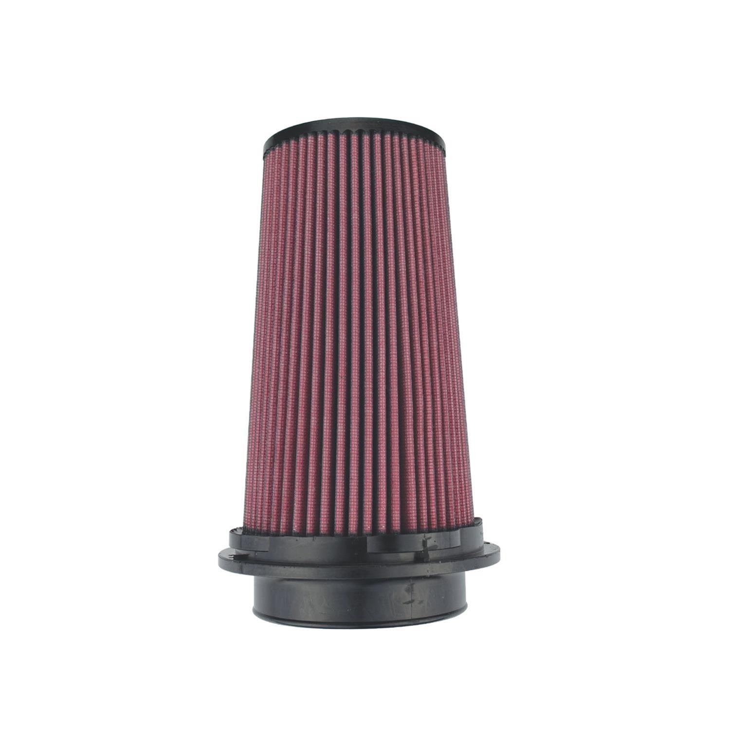 Injen 8-Layer Oiled Cotton Gauze Air Filter 4.0in ID/ 6.0in Base / 8.8in Height / 4in Top thumbnail 2