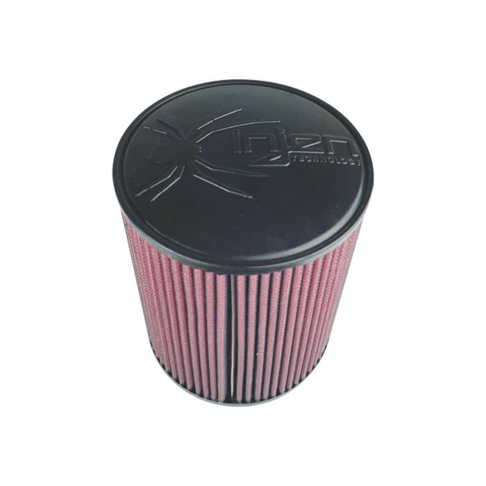 Injen Oiled Air Filter 4.0in Flange ID / 6.0in Base / 6.9in Media Height / 5.0in Top thumbnail 2
