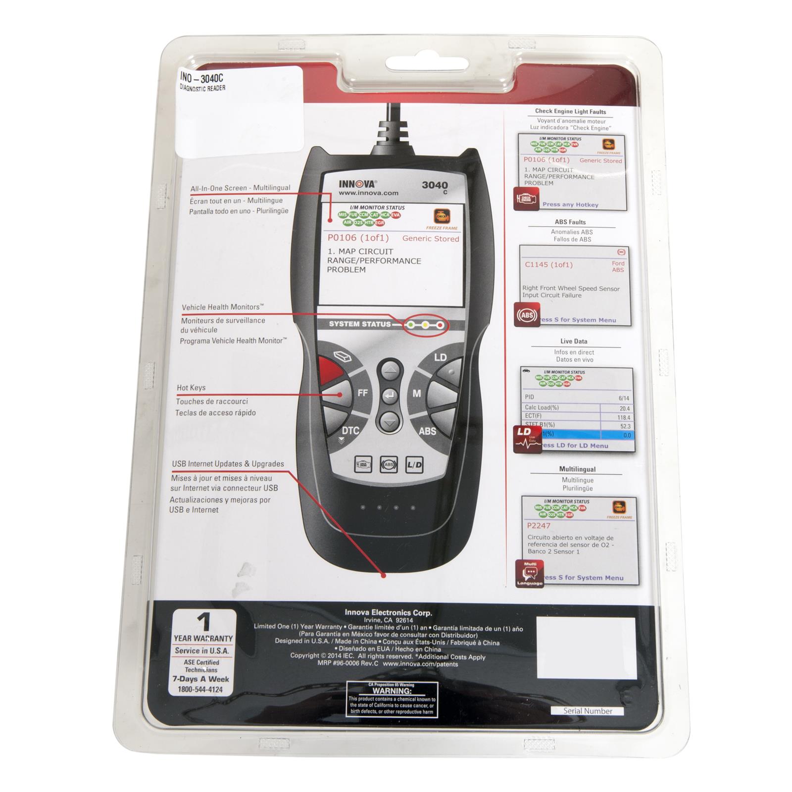 Innova 3040C Innova CanOBD2 Scan Tools Summit Racing