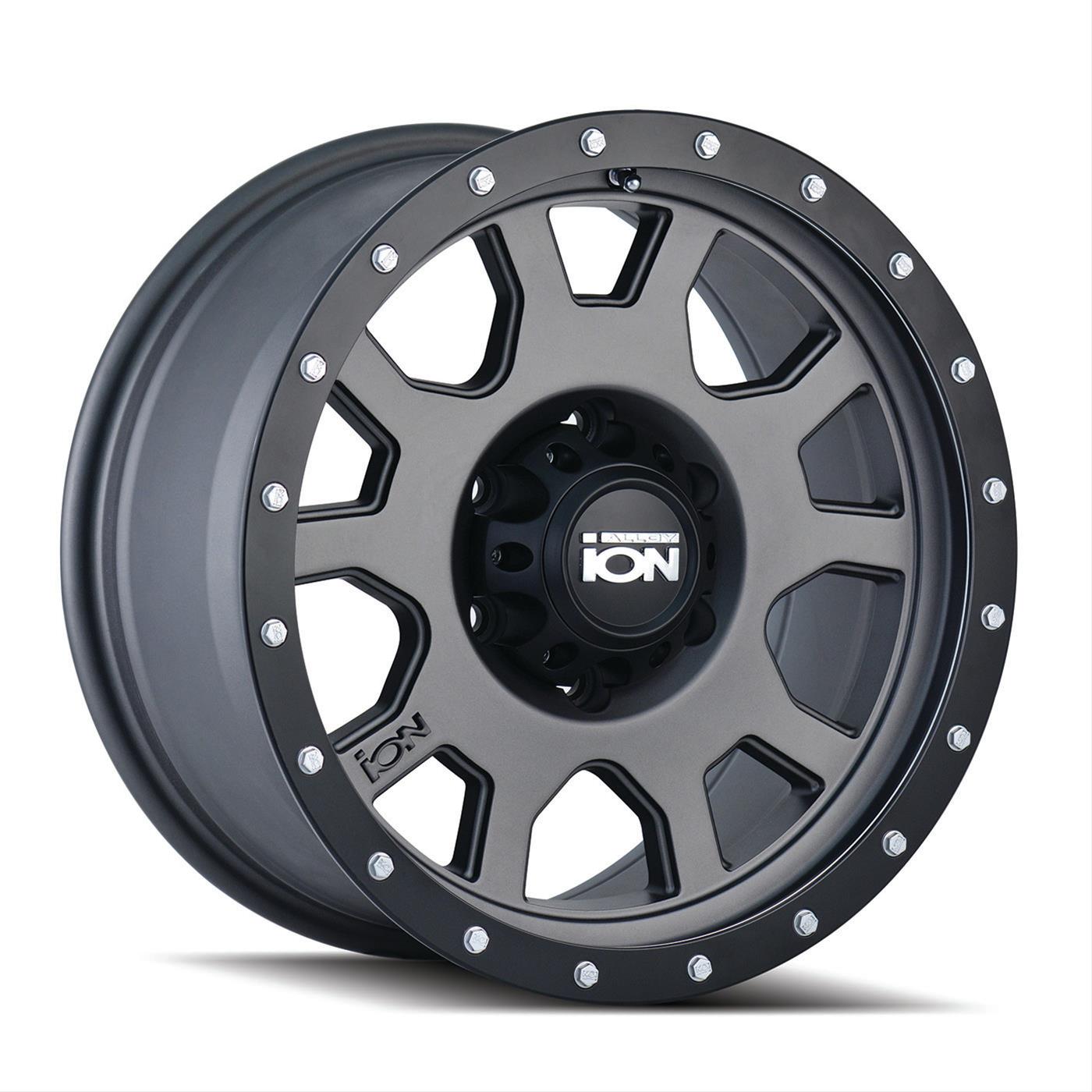 ION Alloy Wheels 135-8983MG18 ION Alloy Series 135 Matte Gunmetal