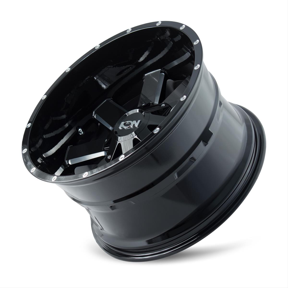ION Alloy Wheels 141-2252M ION Alloy Series 141 Gloss Black Milled
