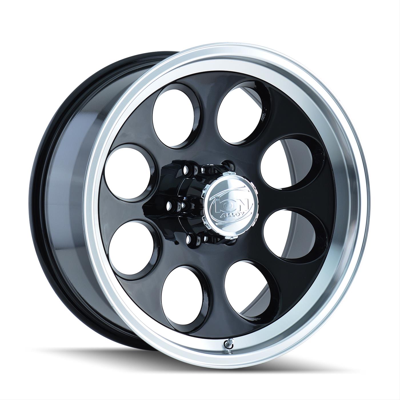 Ion Alloy Wheels B Ion Alloy Series Black Polished Lip Wheels Summit Racing