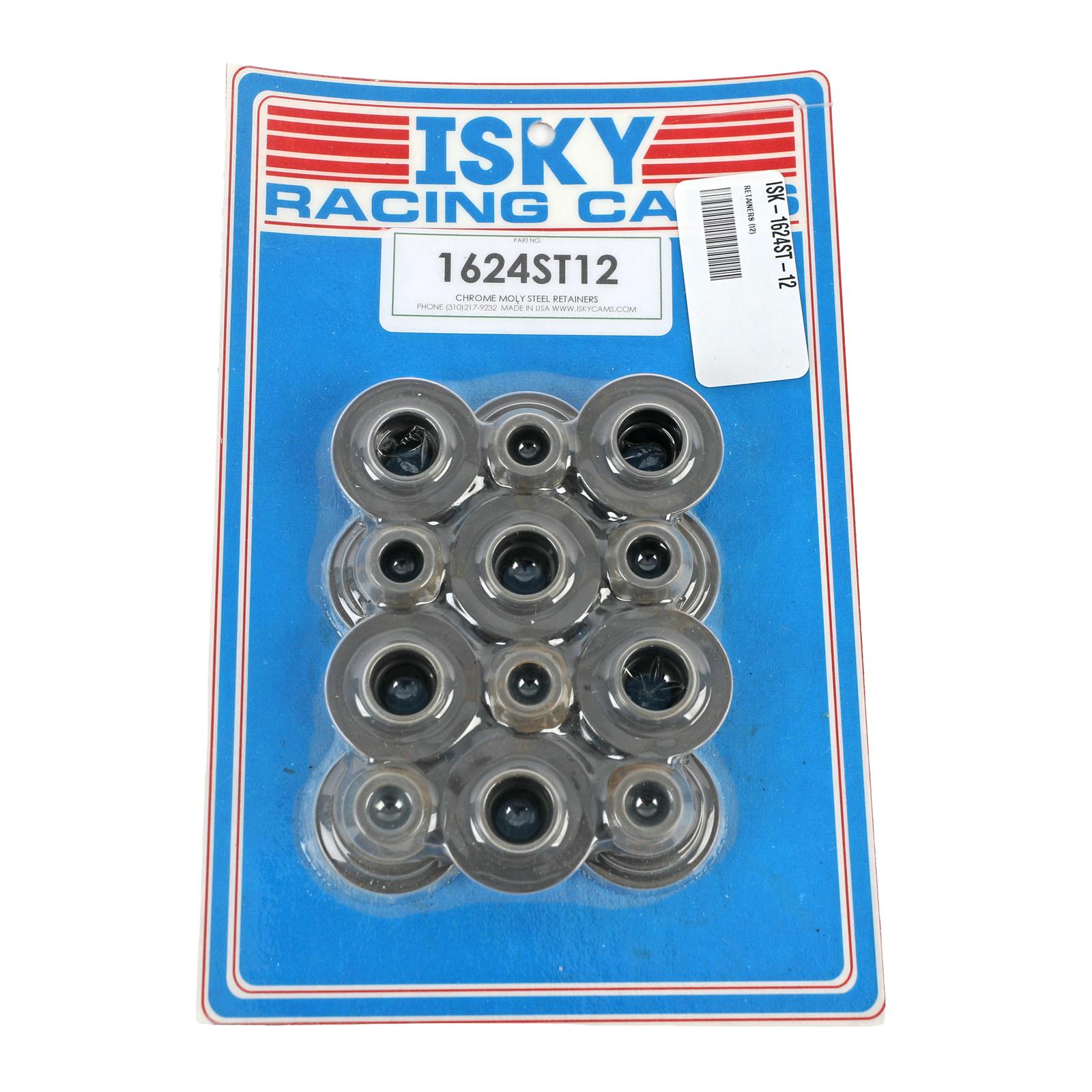 Isky Racing Cams 1624ST12 Isky Valve Spring Retainers | Summit Racing