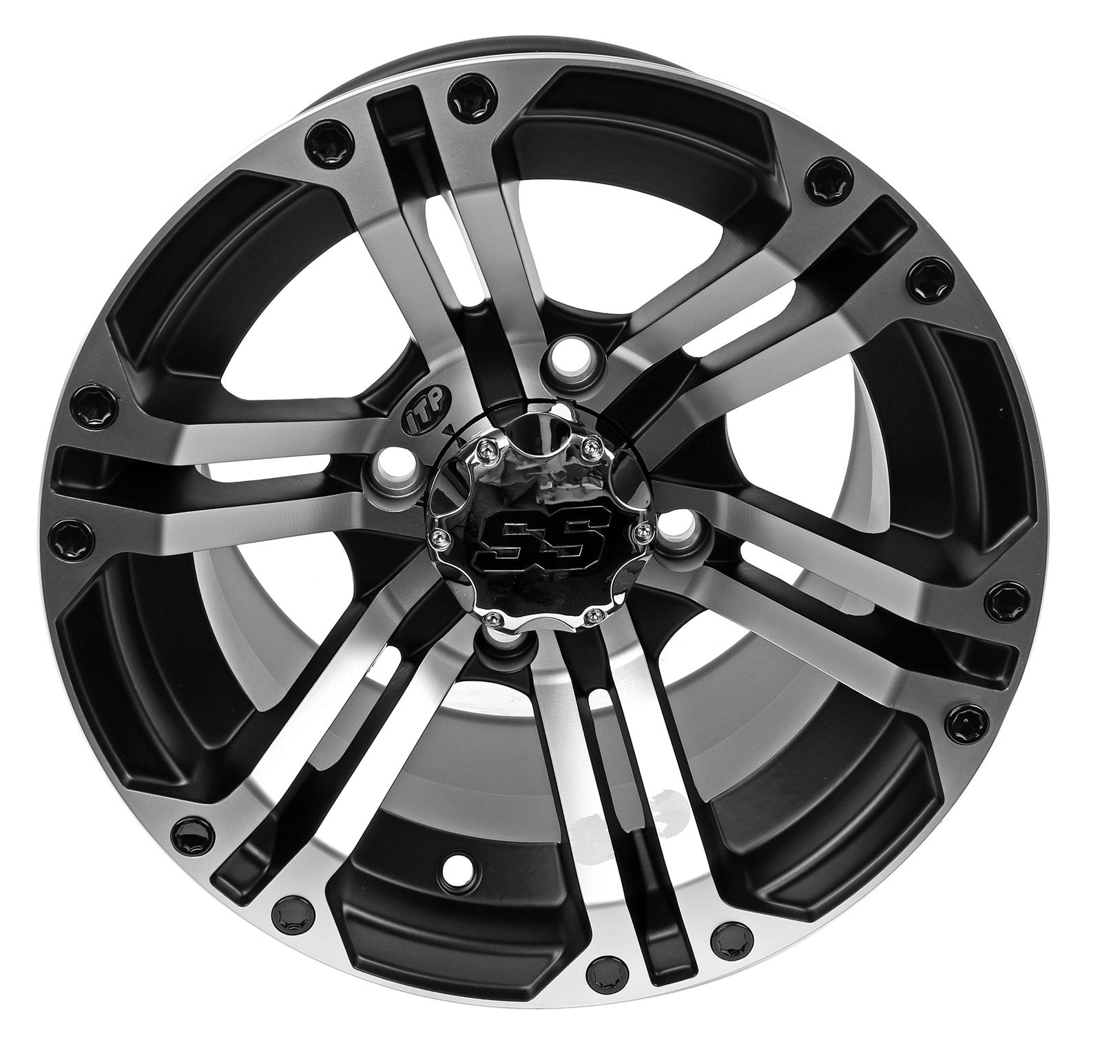 ITP 1228364404B ITP SS212 Black Machined Alloy Wheels