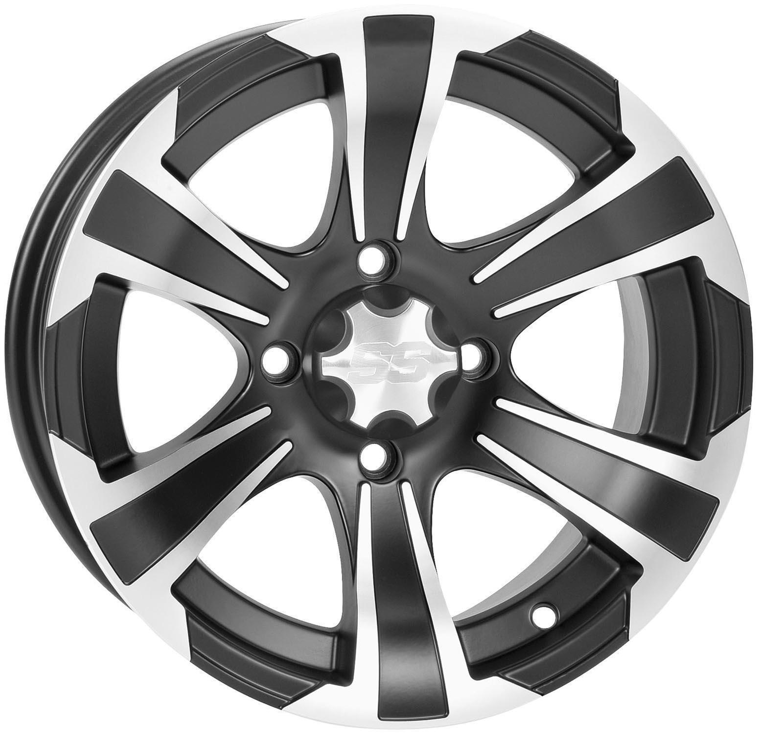 ITP 1422235536B ITP SS212 Black Machined Alloy Wheels | Summit Racing