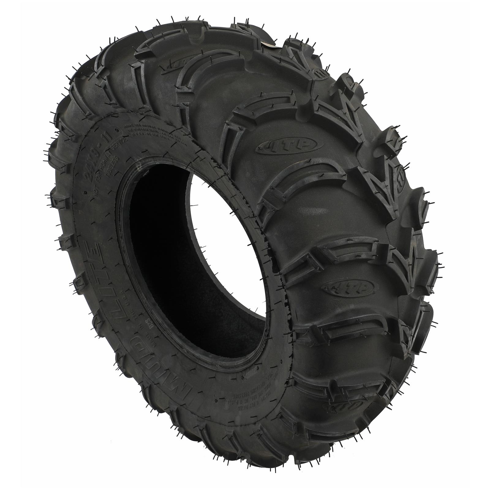 ITP Mud Lite AT Tires 24x9-11 Tire, AT, 24 x 9.00-11 Bias-Ply, Blackwall, Each