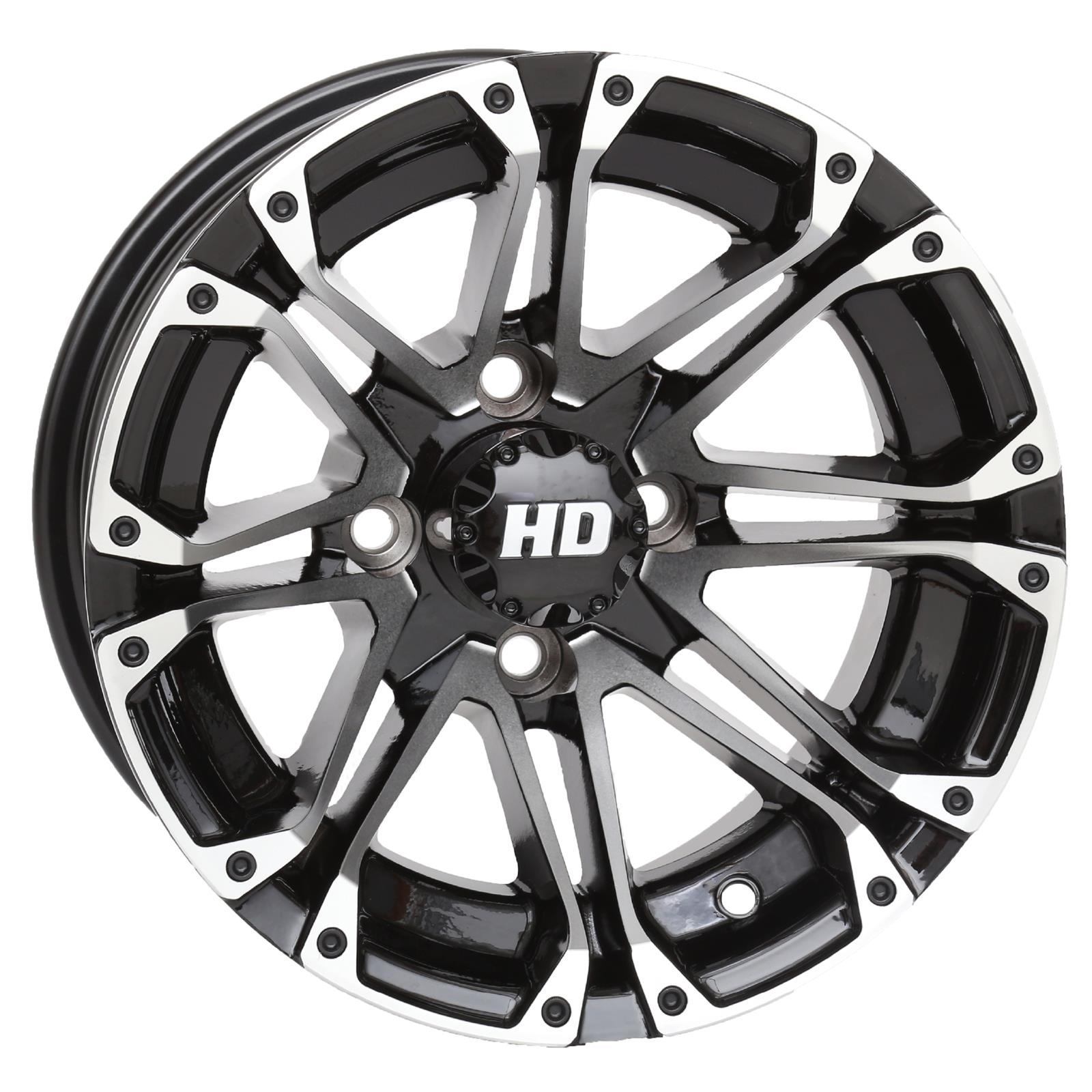 STI Tire and Wheel 12HD303 STI HD3 Machined Gloss Black HD Alloy