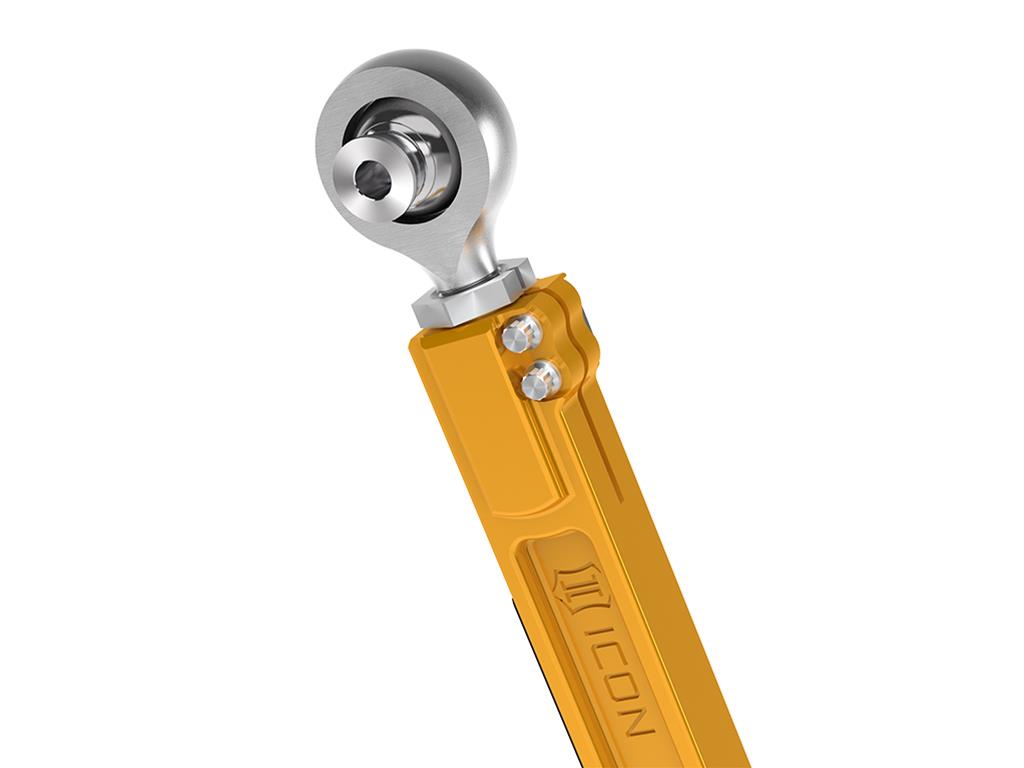 ICON 22-23 Toyota Tundra / 2024 Toyota Tacoma Billet Rear Lower Link Kit - Gold Anodized thumbnail 3