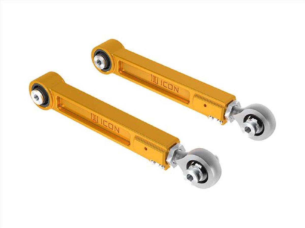 ICON 22-23 Toyota Tundra / 2024 Toyota Tacoma Billet Rear Upper Link Kit - Gold Anodized thumbnail 3