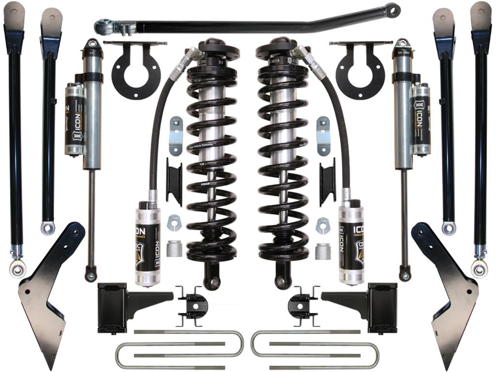 ICON Vehicle Dynamics Suspension Conversion Kits K63124 08-10 FORD F250/F350 4-5.5" STAGE 4 COILOVER CONVERSION SYSTEM