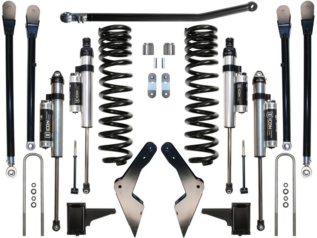 ICON Vehicle Dynamics Suspension Leveling & Lift Kits K64503 05-07 FORD F250/F350 4.5" STAGE 4 SUSPENSION SYSTEM